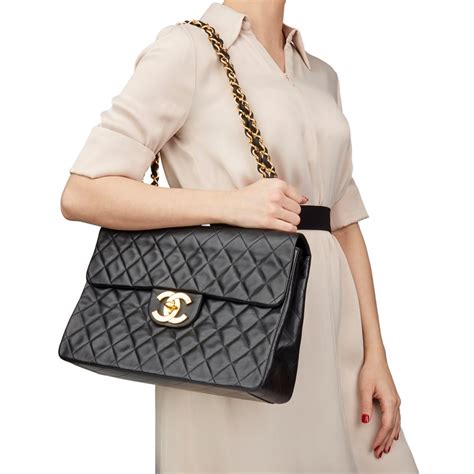 chanel maxi jumbo misure|chanel jumbo single flap review.